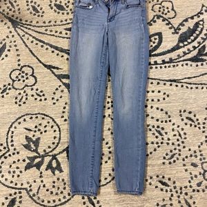 Size 4 long high waisted jeggings aeropostal